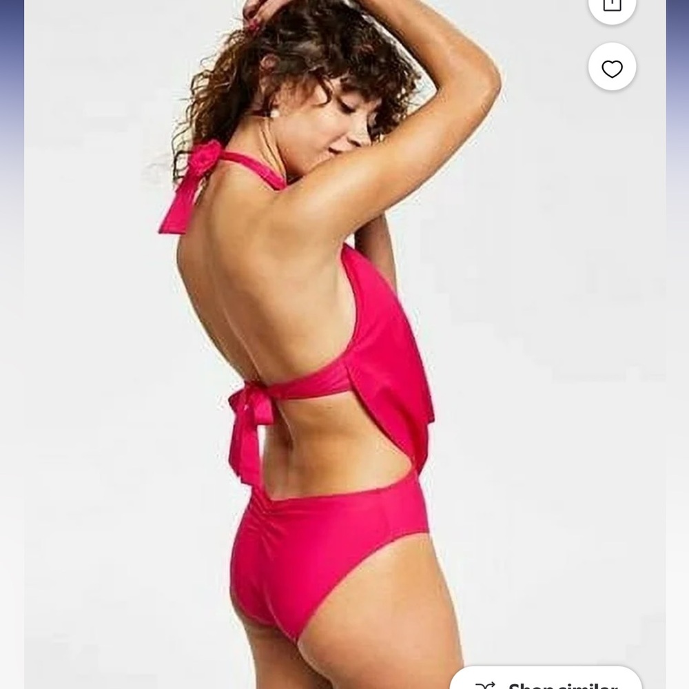 Bar III Vibrant Pink Bikini - Picture 2 of 3